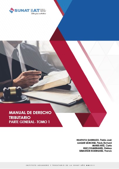 Portada de MANUAL DE DERECHO TRIBUTARIO