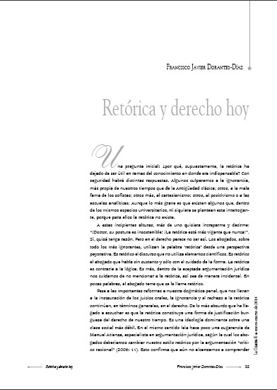 Portada de Retórica y derecho hoy