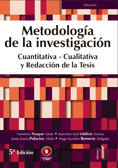 Portada de Metodología de la investigación Cuantitativa, Cualitativa y Redacción de la Tesis