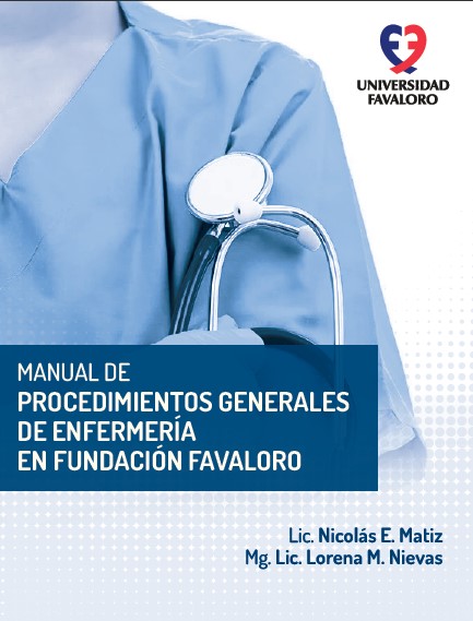 Portada de Manual de Procedimientos Generales de Enfermería en Fundación Favaloro