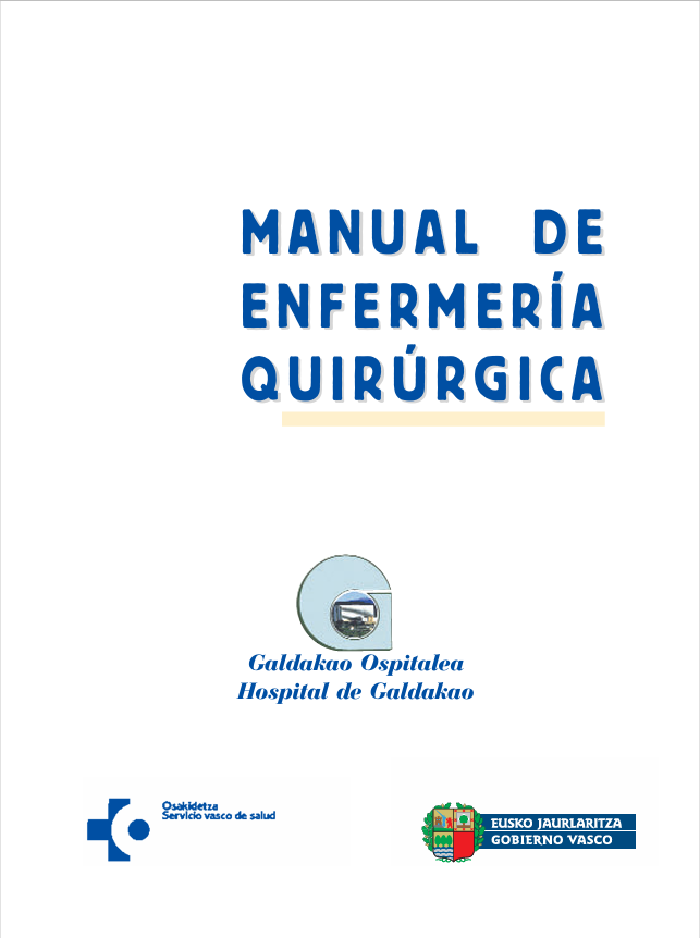 Portada de MANUAL DE ENFERMERÍA QUIRÚRGICA
