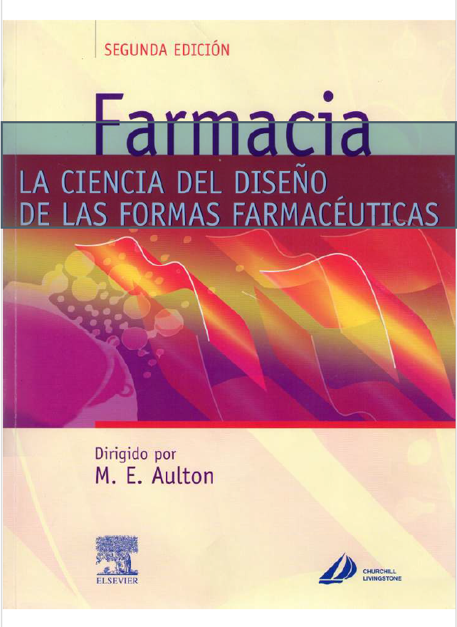 Portada de FARMACIA LA CIENCIA DEL DISEÑO DE LAS FORMAS FARMACÉUTICAS