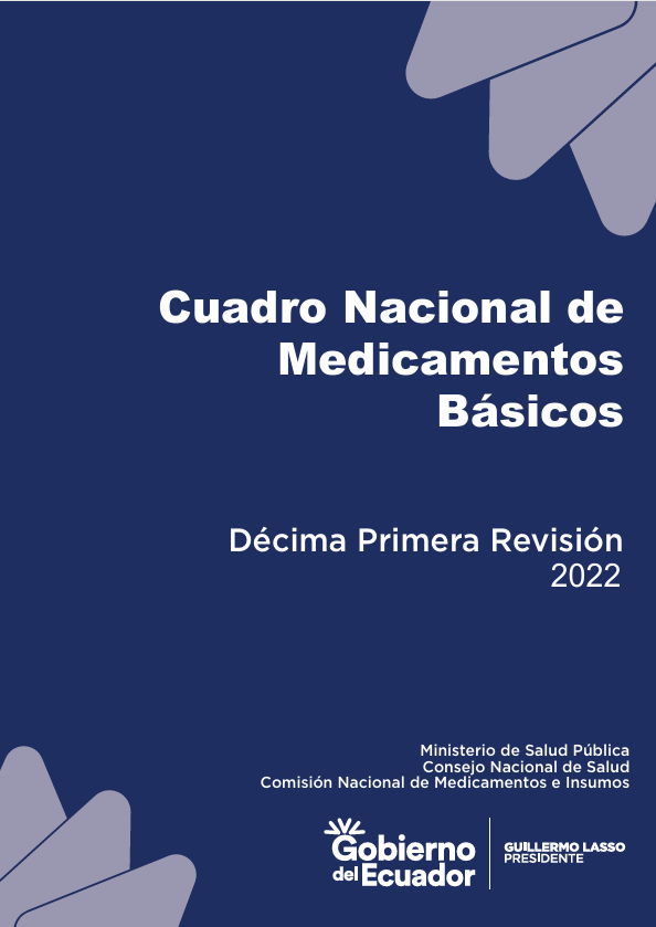 Portada de CUADRO NACIONAL DE MEDICAMENTOS BÁSICOS