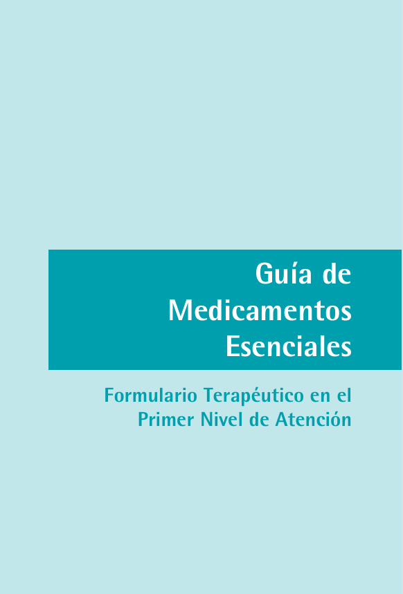 Portada de GUÍA DE MEDICAMENTOS ESENCIALES