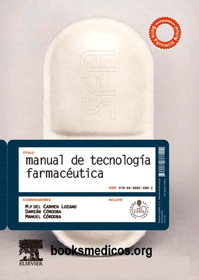 Portada de MANUAL DE TECNOLOGÍA FARMACÉUTICA