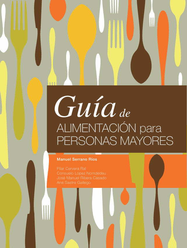 Portada de GUÍA DE ALIMENTACIÓN PARA PERSONAS MAYORES