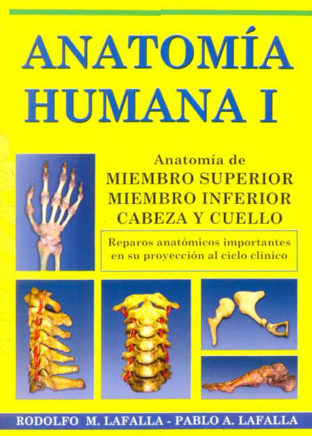 Portada de ANATOMÍA HUMANA I 