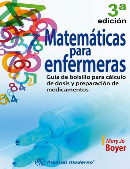Portada de Matemáticas para enfermeras