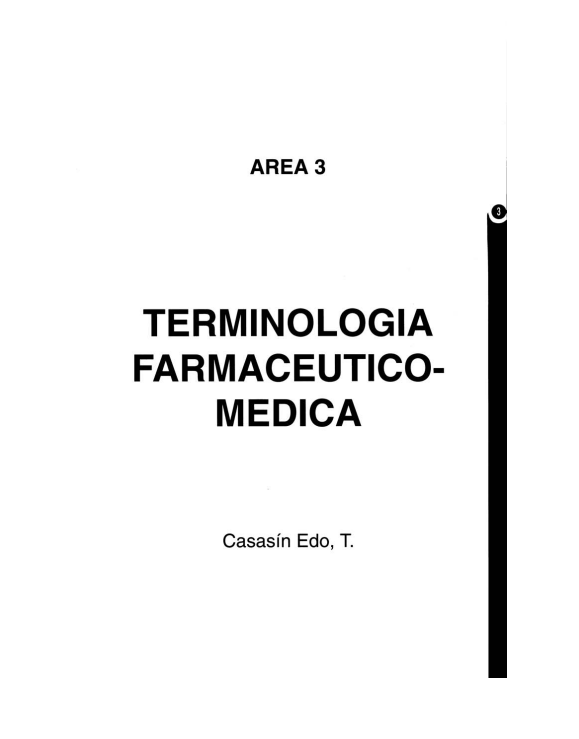 Portada de TERMINOLOGÍA FARMACEUTICO-MÉDICA