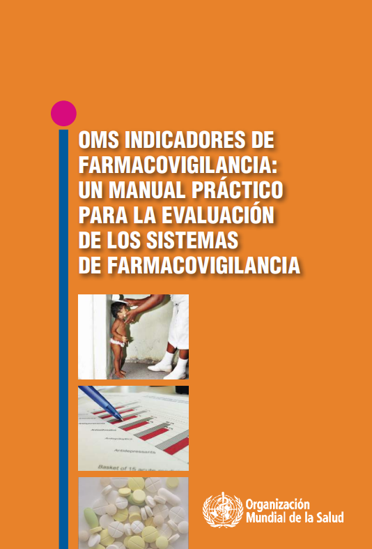 Portada de OMS Indicadores de farmacovigilancia