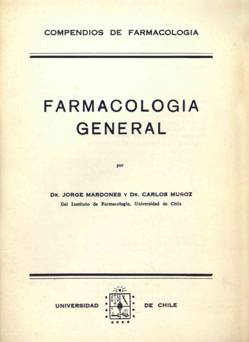 Portada de Compendios de Farmacología: Farmacología General