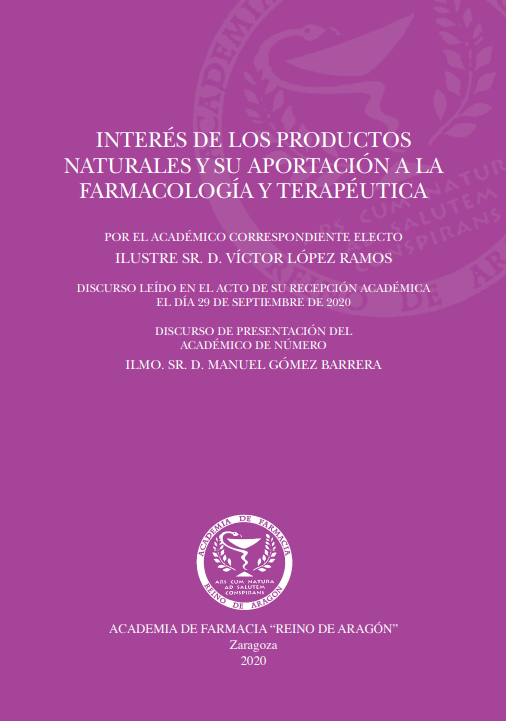 Portada de INTERÉS DE LOS PRODUCTOS NATURALES Y SU APORTACIÓN A LA FARMACOLOGÍA Y TERAPÉUTICA