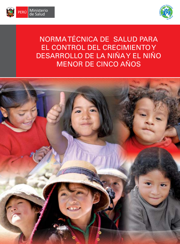 Portada de NORMA TÉCNICA DE SALUD PARA EL CONTROL DEL CRECIMIENTO Y DESARROLLO 