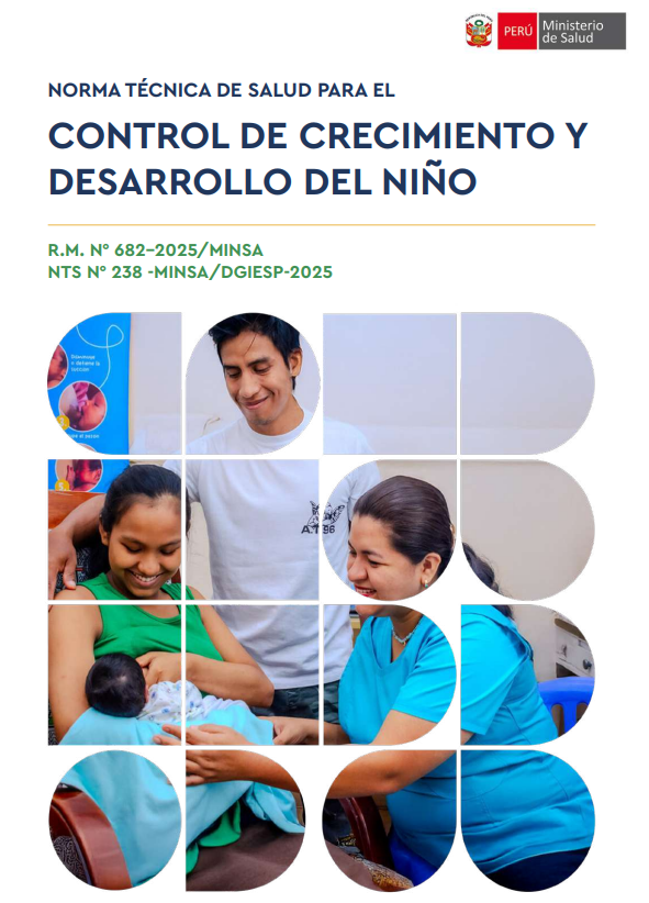 Portada de NORMA TÉCNICA DE SALUD PARA EL CONTROL DE CRECIMIENTO Y DESARROLLO DEL NIÑO 