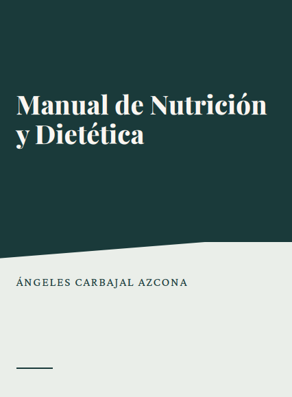 Portada de Manual de Nutrición y Dietética