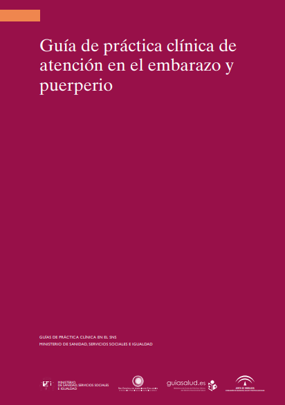 Portada de Guía de práctica clínica de atención en el embarazo y puerperio