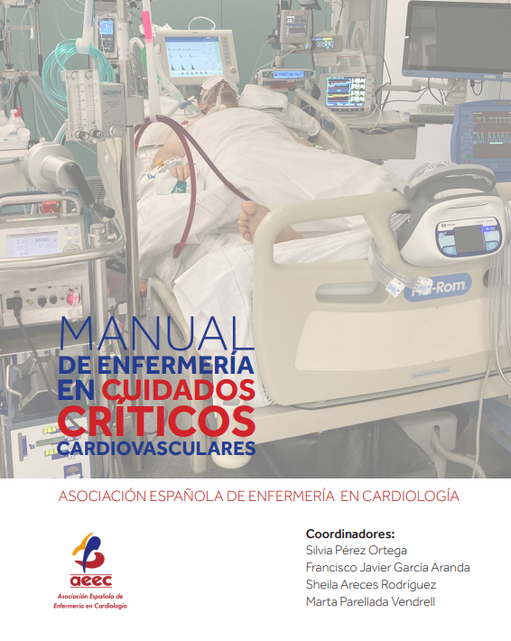 Portada de MANUAL DE ENFERMERÍA EN CUIDADOS CRÍTICOS CARDIOVASCULARES