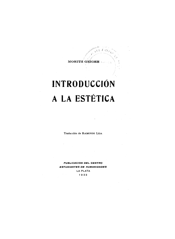 Portada de INTRODUCCIÓN A LA ESTÉTICA