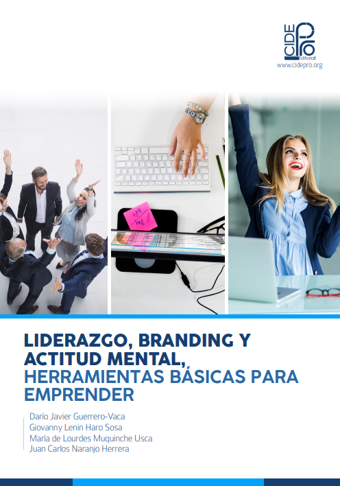 Portada de LIDERAZGO, BRANDING Y ACTITUD MENTAL, HERRAMIENTAS BÁSICAS PARA EMPRENDER