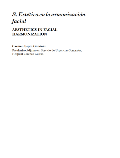 Portada de Estética en la armonización facial