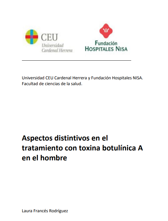 Portada de Aspectos distintivos en el tratamiento con toxina botulínica A en el hombre