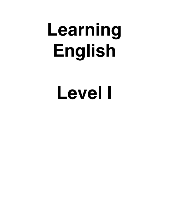 Portada de Learning English