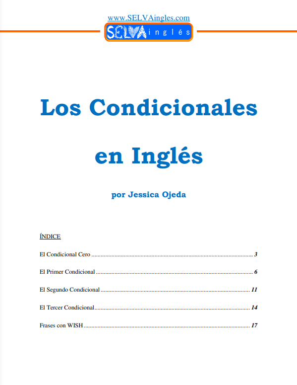 Portada de Los Condicionales en Inglés 