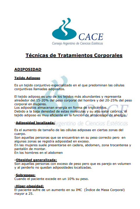 Portada de Técnicas de Tratamientos Corporales