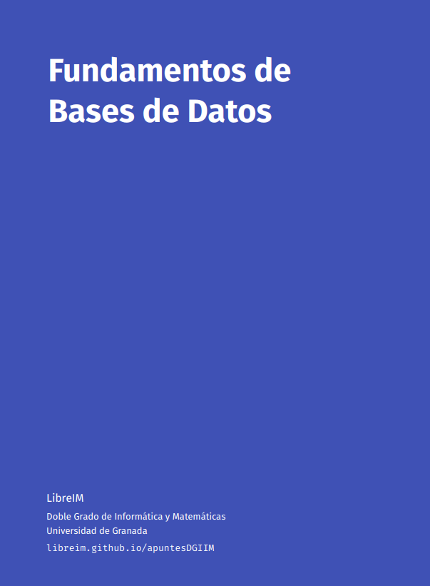 Portada de Fundamentos de Bases de Datos