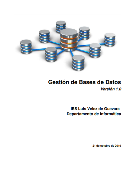 Portada de Gestión de Bases de Datos