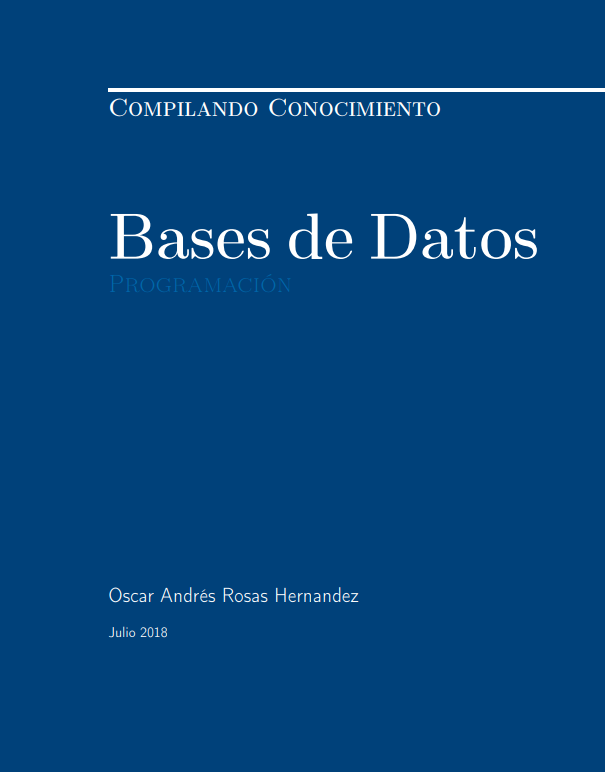Portada de Bases de Datos 