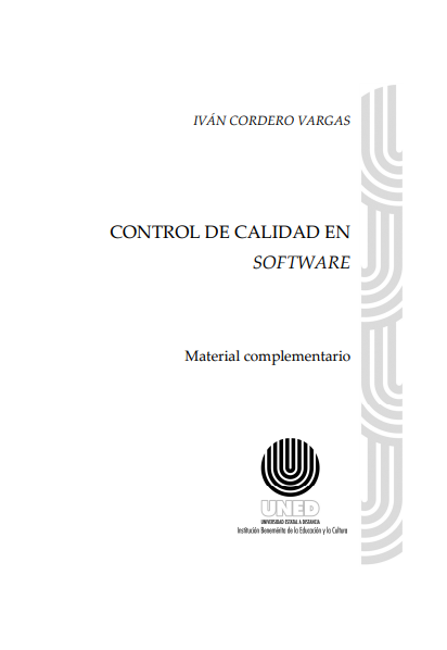 Portada de CONTROL DE CALIDAD EN SOFTWARE