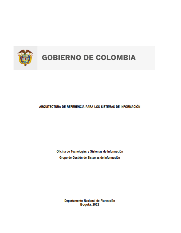 Portada de ARQUITECTURA DE REFERENCIA PARA LOS SISTEMAS DE INFORMACIÓN