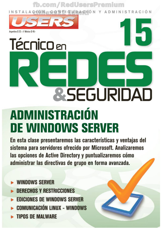 Portada de ADMINISTRACIÓN DE WINDOWS SERVER