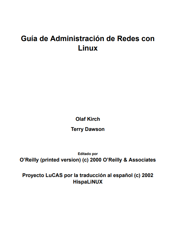Portada de Guía de Administración de Redes con Linux