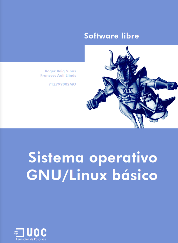 Portada de Sistema operativo Linux básico