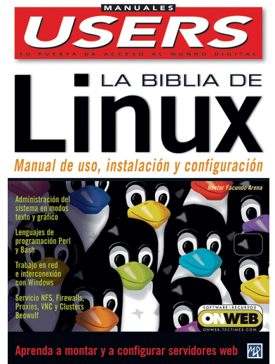 Portada de La Biblia de Linux