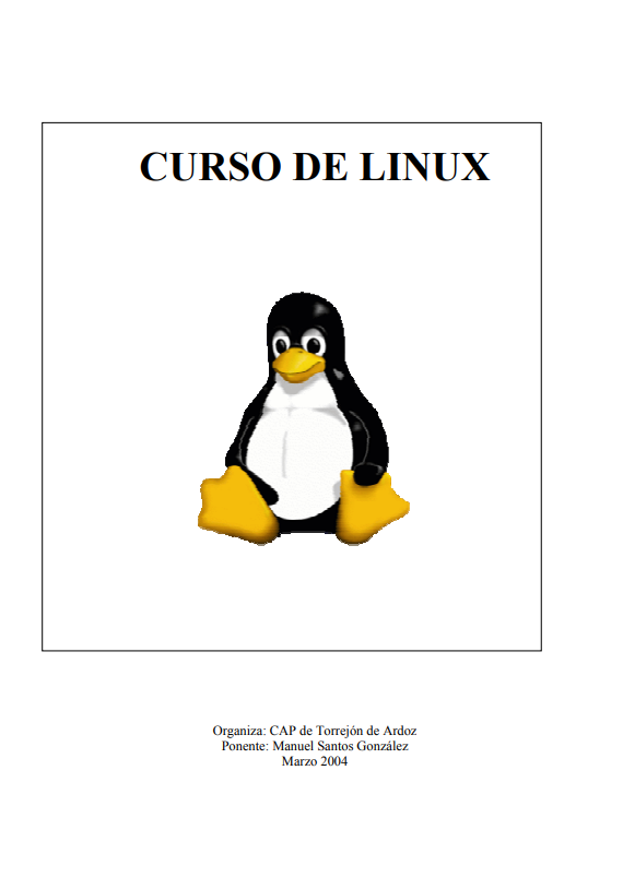 Portada de CURSO DE LINUX