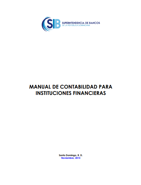 Portada de MANUAL DE CONTABILIDAD PARA INSTITUCIONES FINANCIERAS