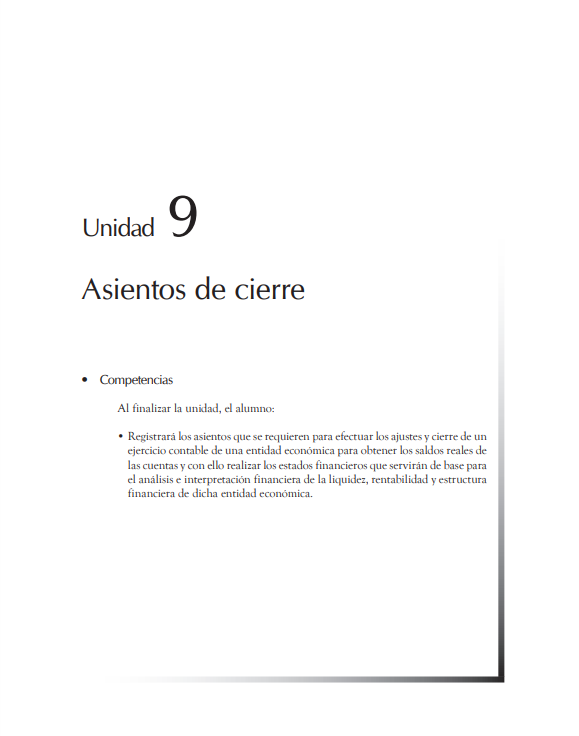Portada de Asientos de cierre