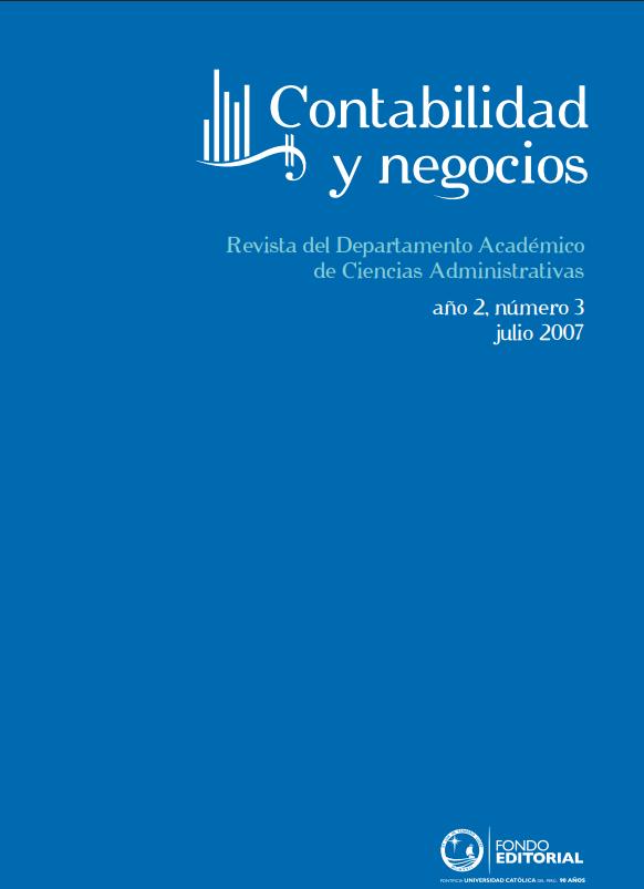 Portada de Contabilidad y negocios 