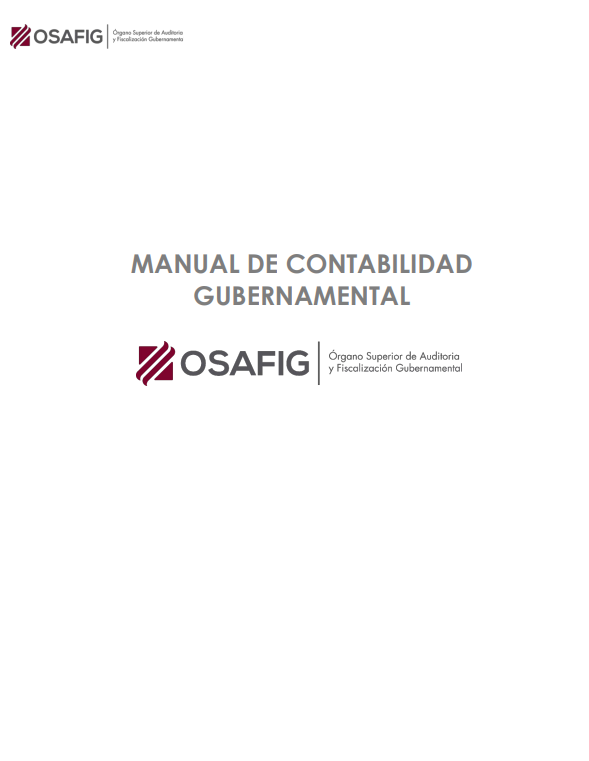 Portada de MANUAL DE CONTABILIDAD GUBERNAMENTAL