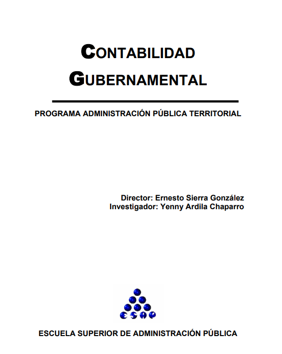 Portada de CONTABILDAD GUBERNAMENTAL