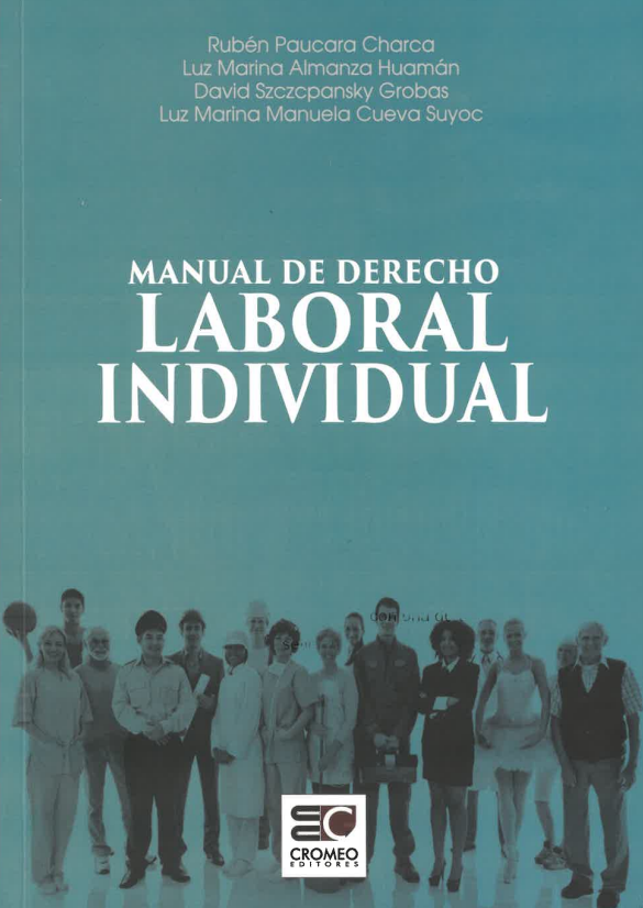 Portada de MANUAL DE DERECHO LABORAL INDIVIDUAL