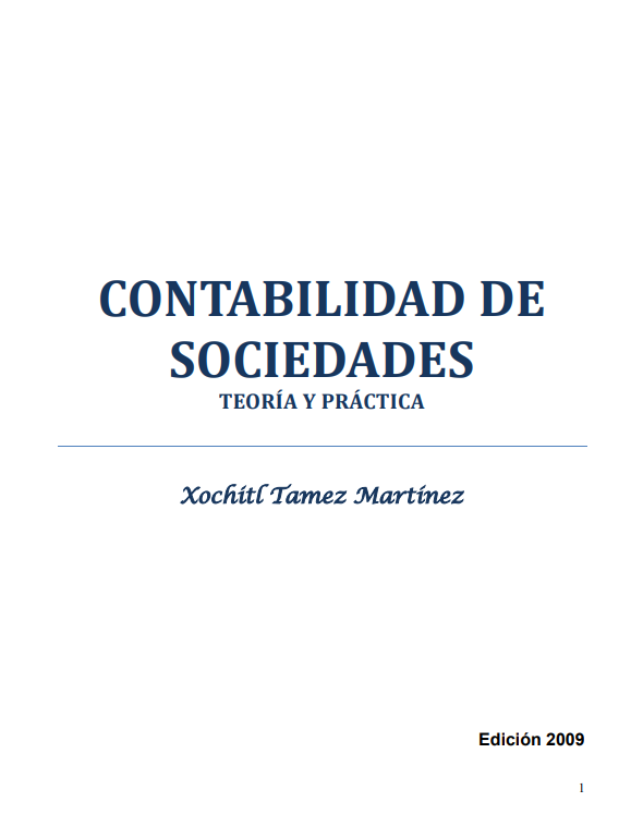 Portada de CONTABILIDAD DE SOCIEDADES; TEORÍA Y PRÁCTICA