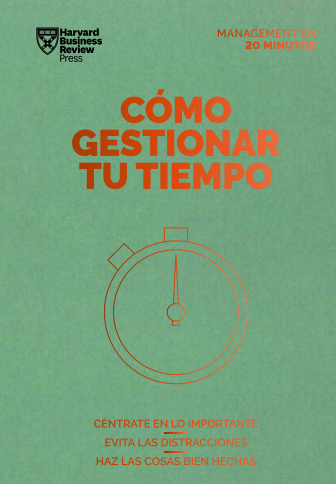 Portada de Cómo gestionar tu tiempo