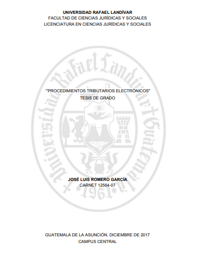 Portada de PROCEDIMIENTOS TRIBUTARIOS ELECTRÓNICOS