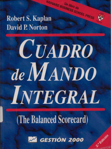 Portada de CUADRO DE MANDO INTEGRAL