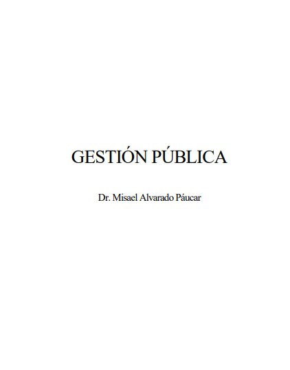 Portada de GESTIÓN PÚBLICA