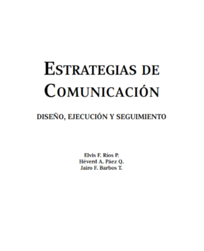ESTRATEGIAS DE COMUNICACIÓN
